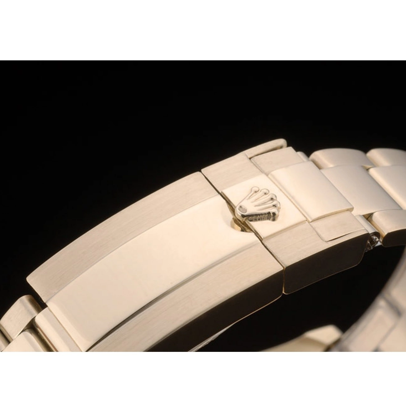 MiroTime 0816 Rolex Daytona Cosmograph Rainbow Crystals Bezel Rose Gold Strap Black Dial 80251